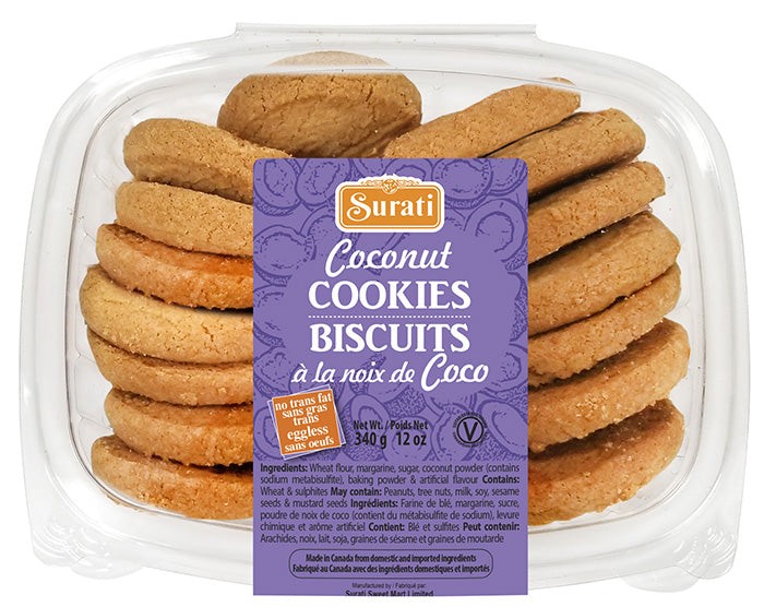 Surati Cookie Coconut 340 GM