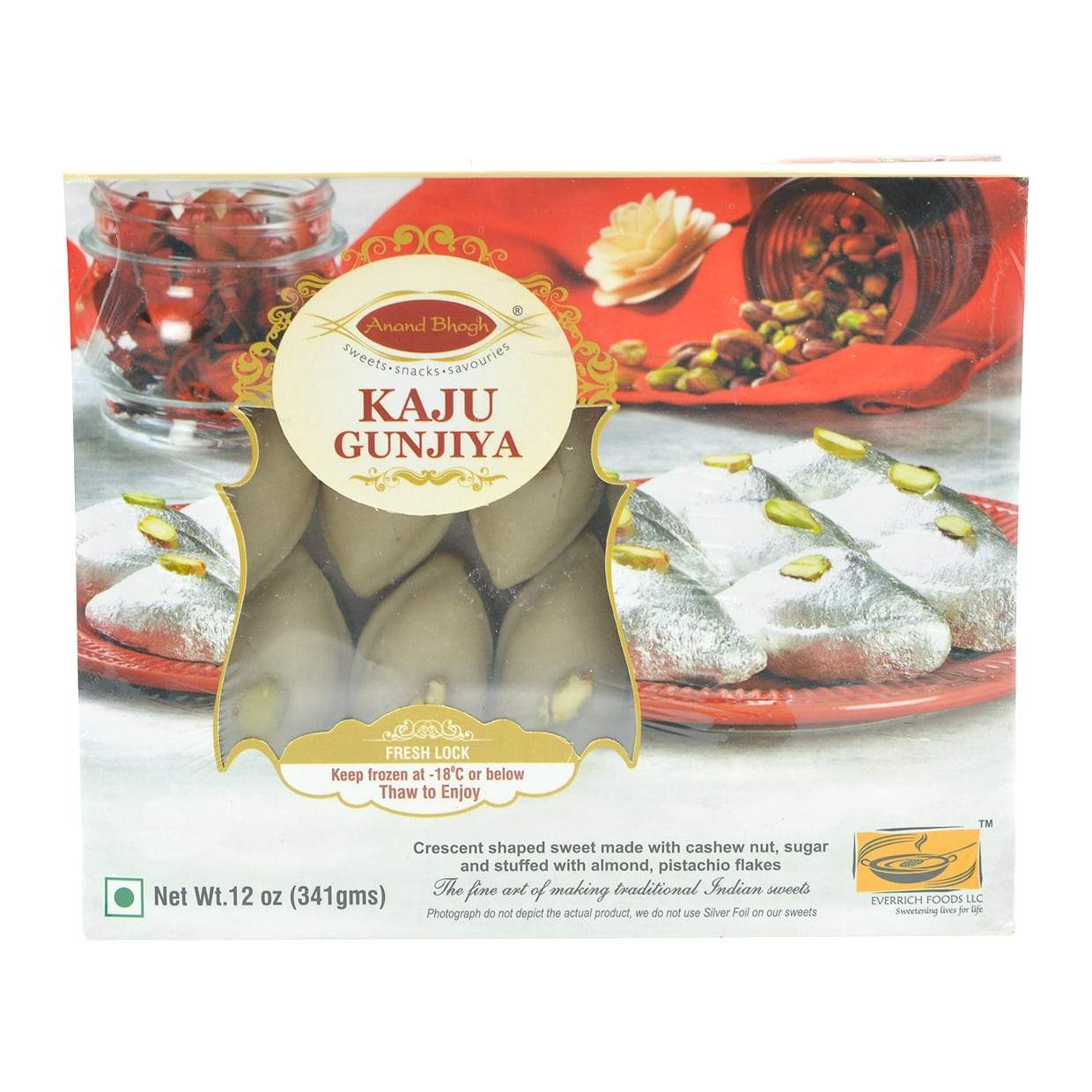 KAJU GUNJIYA ANAND BHOG 341 GM