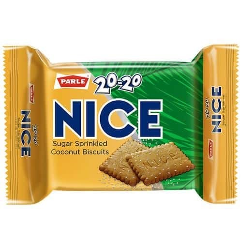 Parle 20 20 Nice Coconut Cookies 75 GM