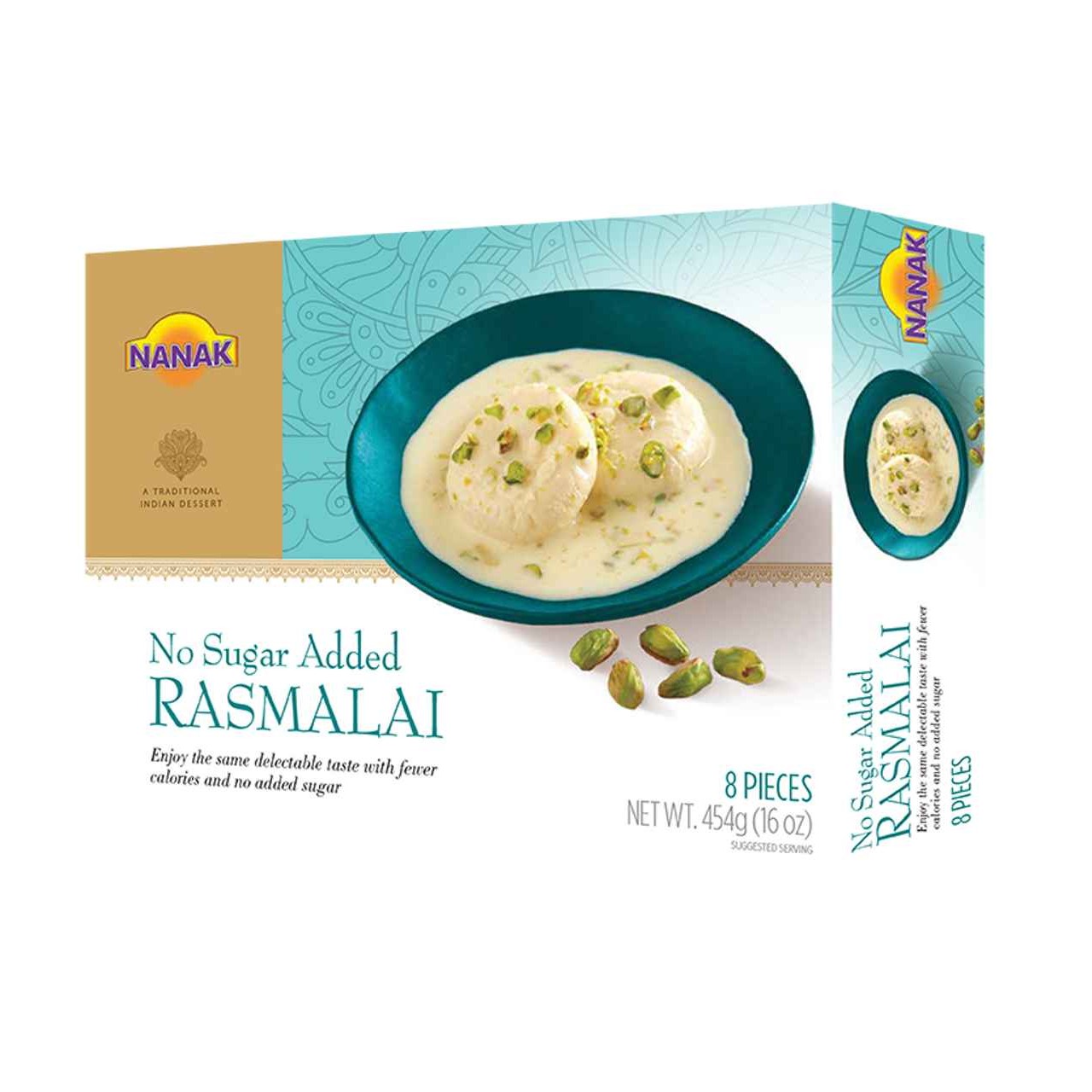Nanak No Add Sugar Rasmalai 16 OZ