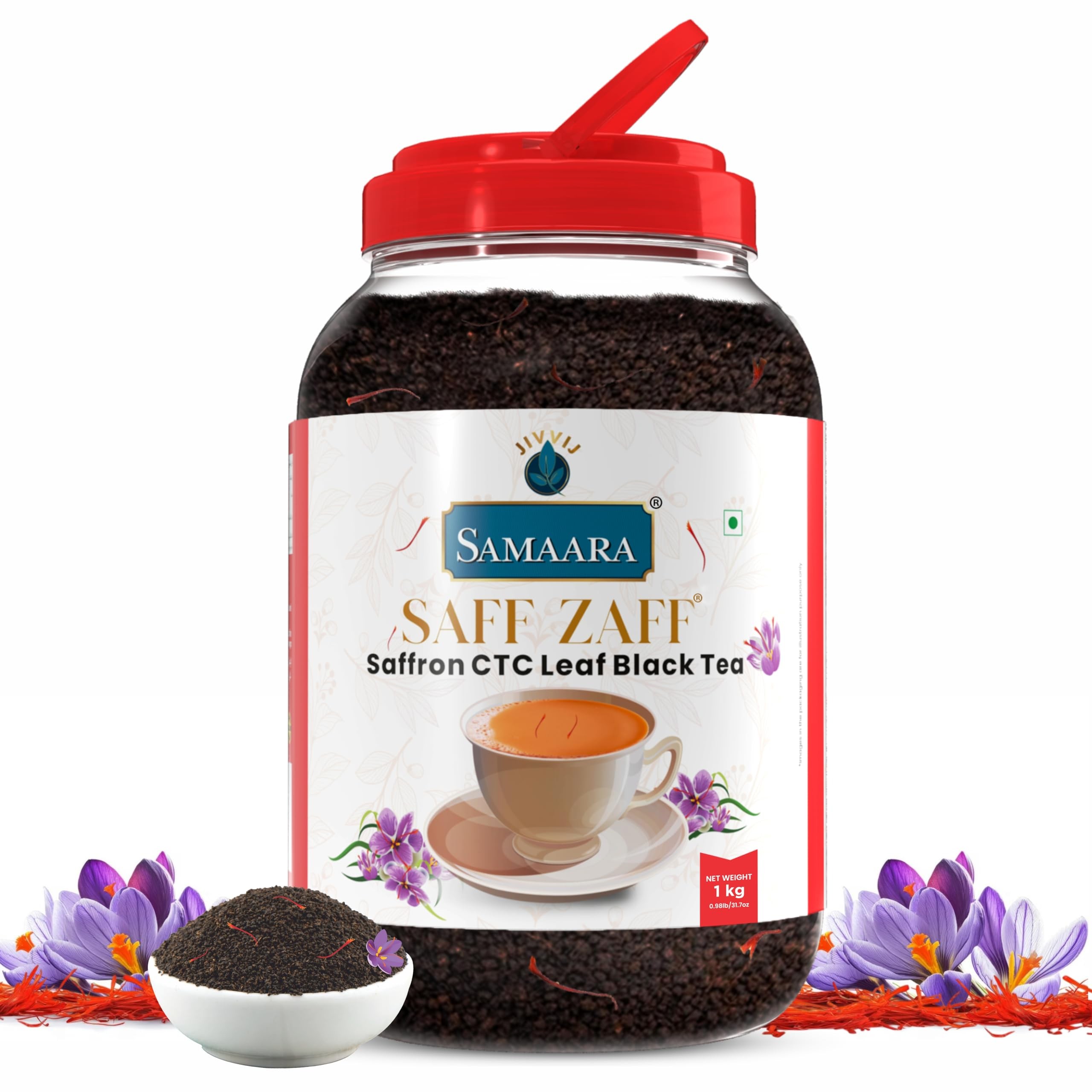 SAMAARA SAFFRON BLACK TEA 227 GM