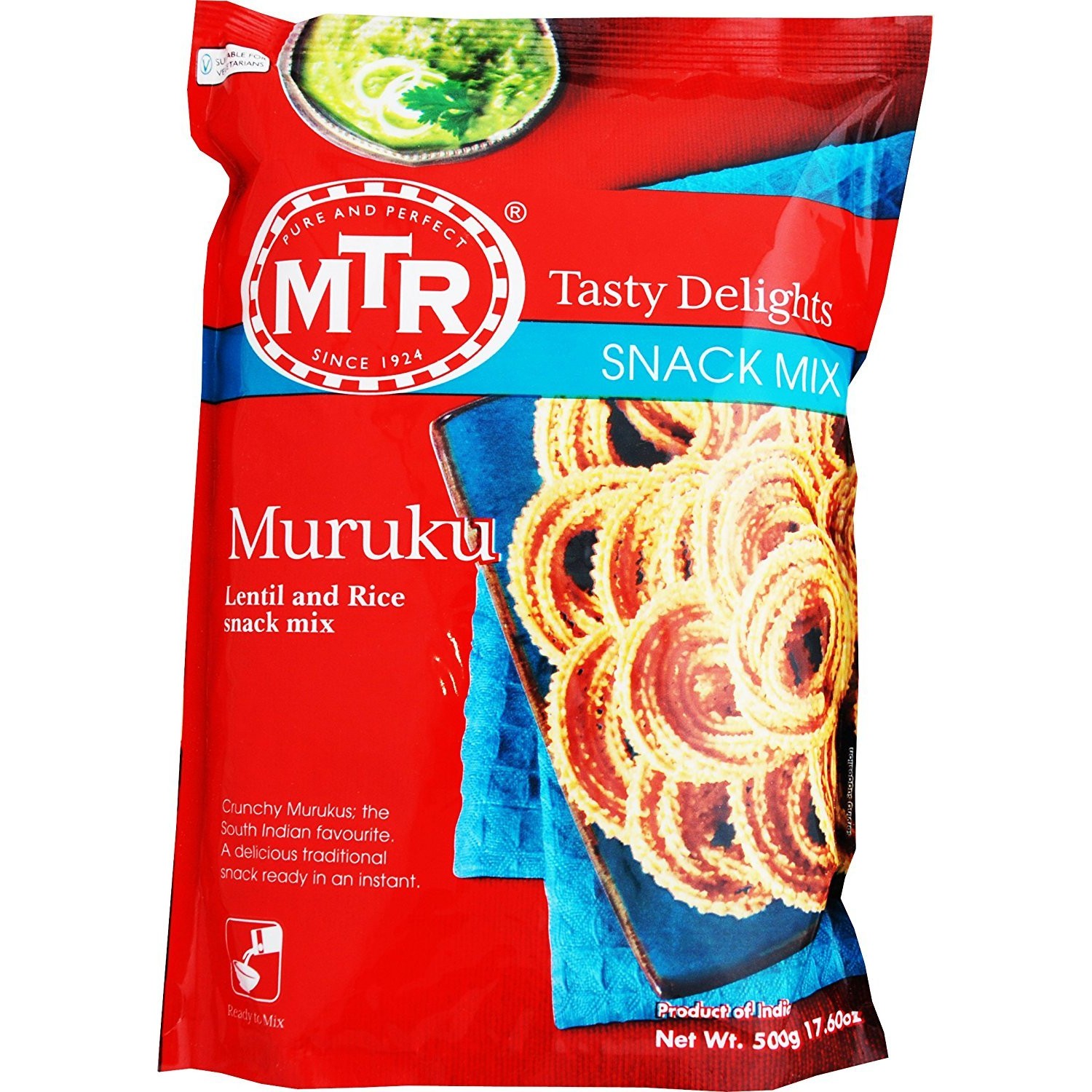 MTR:Murukku (Lentil & Rice Snack) Instant Mix 17.6 OZ