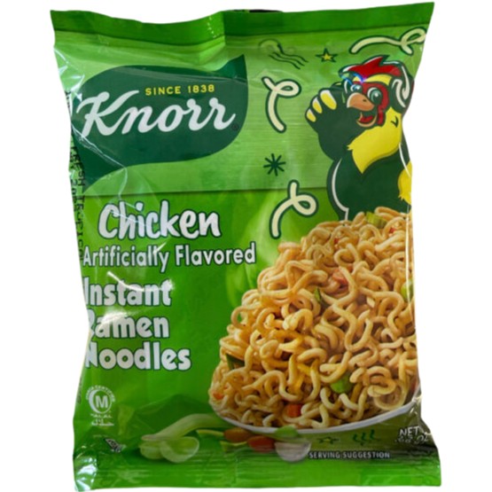Knorr Chicken Flavored Instant Ramen Noodles 66 GM