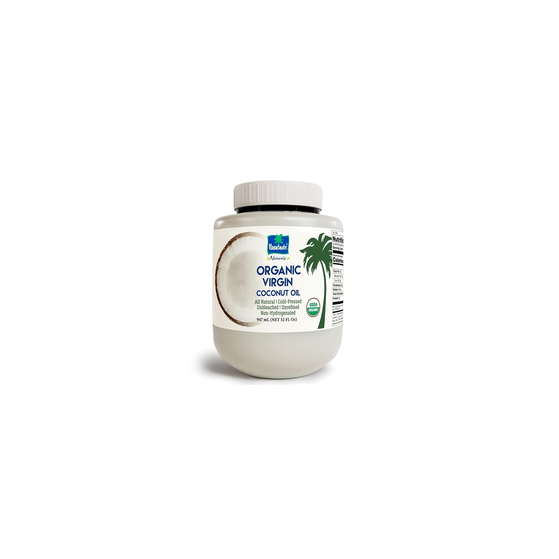PARACHUTR ORGANIC VERGIN COCONUT OIL 947 ML
