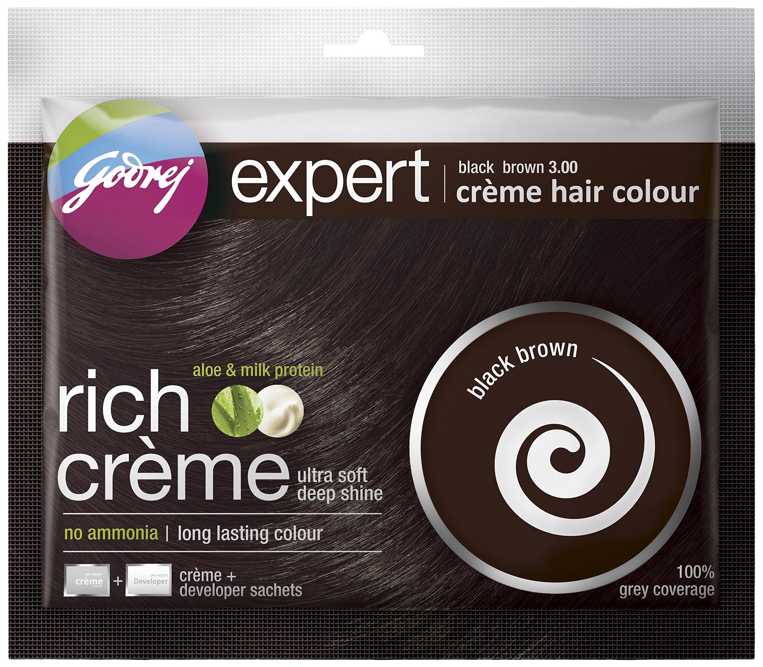 GODREJ EXPERT CREME BLACK BROWN 20 GM