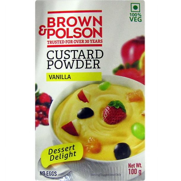 BROWN N POLISH CUSTARD POWDER 100 GM