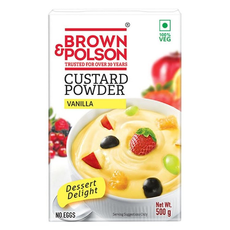 B&P CUSTARD POWDER 500 GM