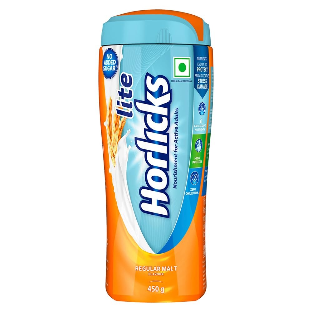 HORLICKS LITE MALT BEVERAGE 450 GM