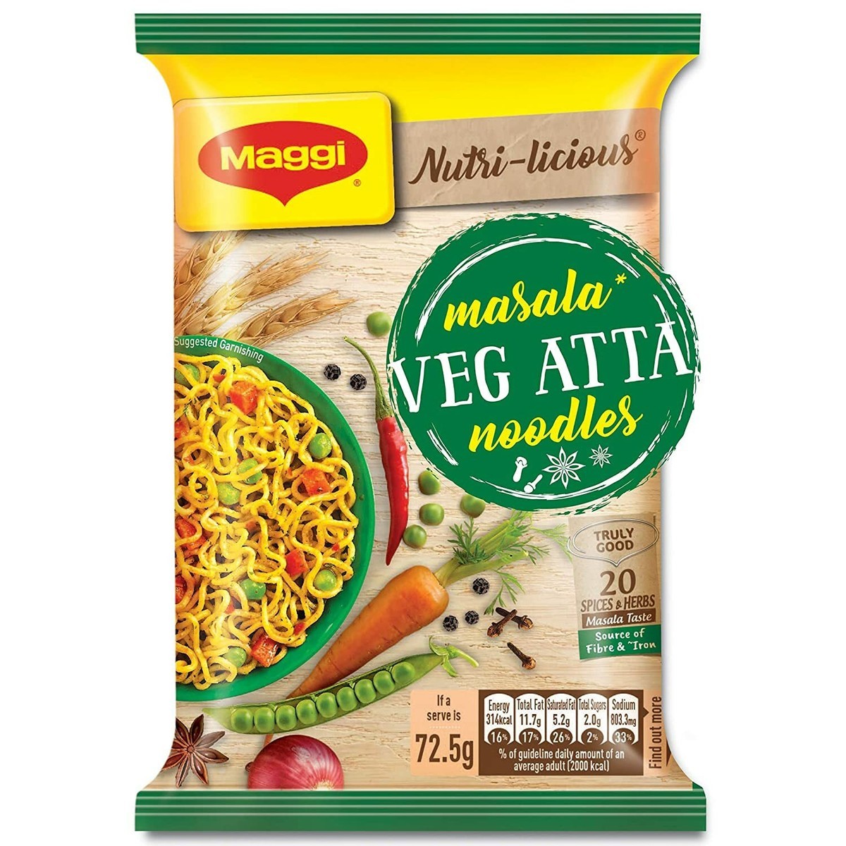 MAGGI ATTA NOODLES 300 GM
