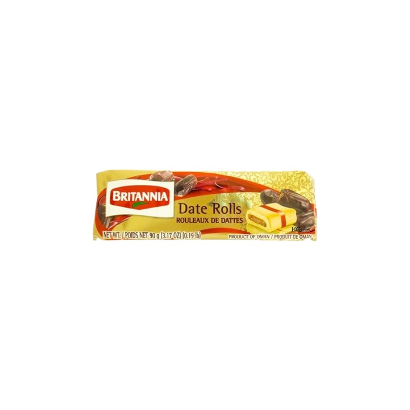 BRITTANIA DATES ROLLS 90 GM