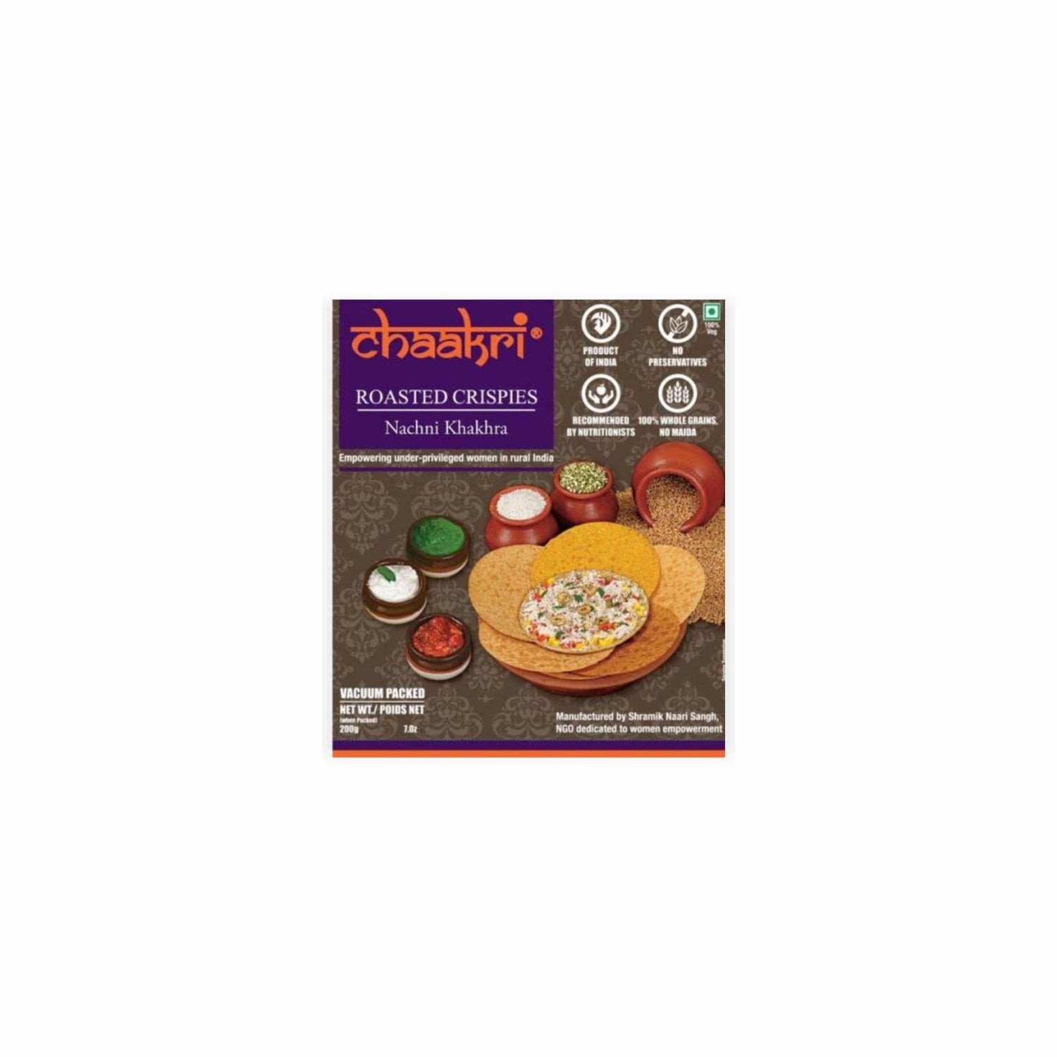 Chaakri Nachni Khakhra 200 GM