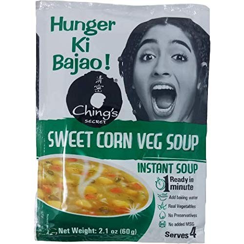 CHINGS SWEET CORN VEG SOUP 60 GM