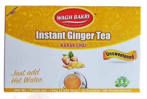 WAGHBAKRI GINGER TEA UNSWEETENED 10 BAG