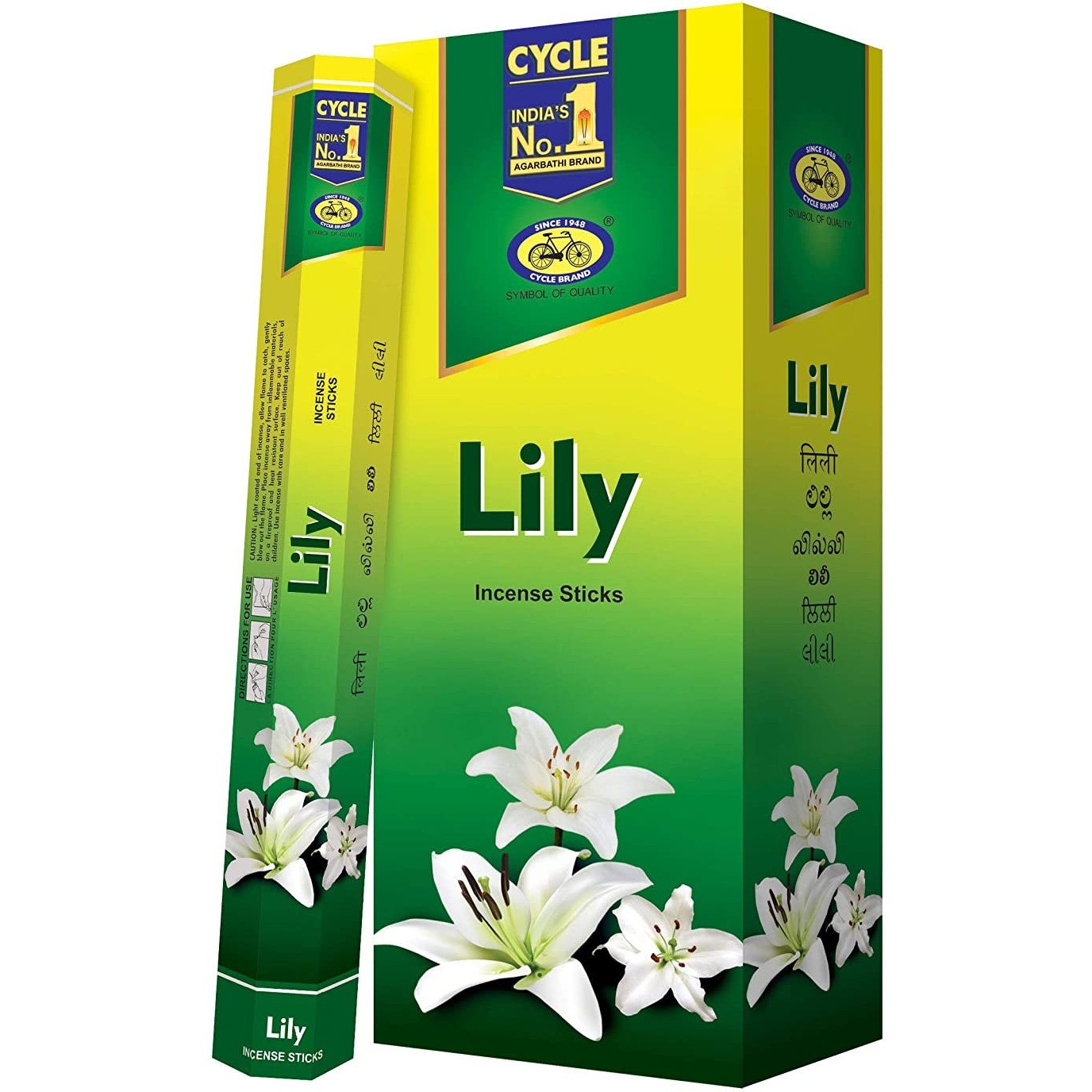 Cycle No 1 Lily Agarbatti Incense Sticks 120 Sticks 1.02 LBS
