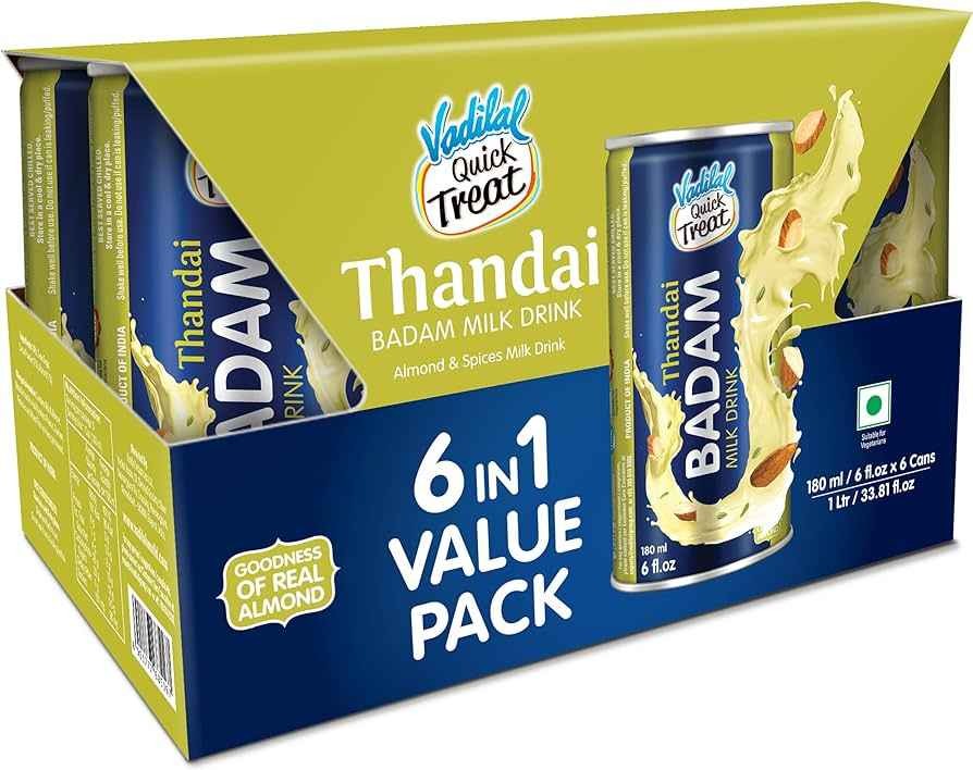 Vadilal Thandai Badam Drink 6 PACK