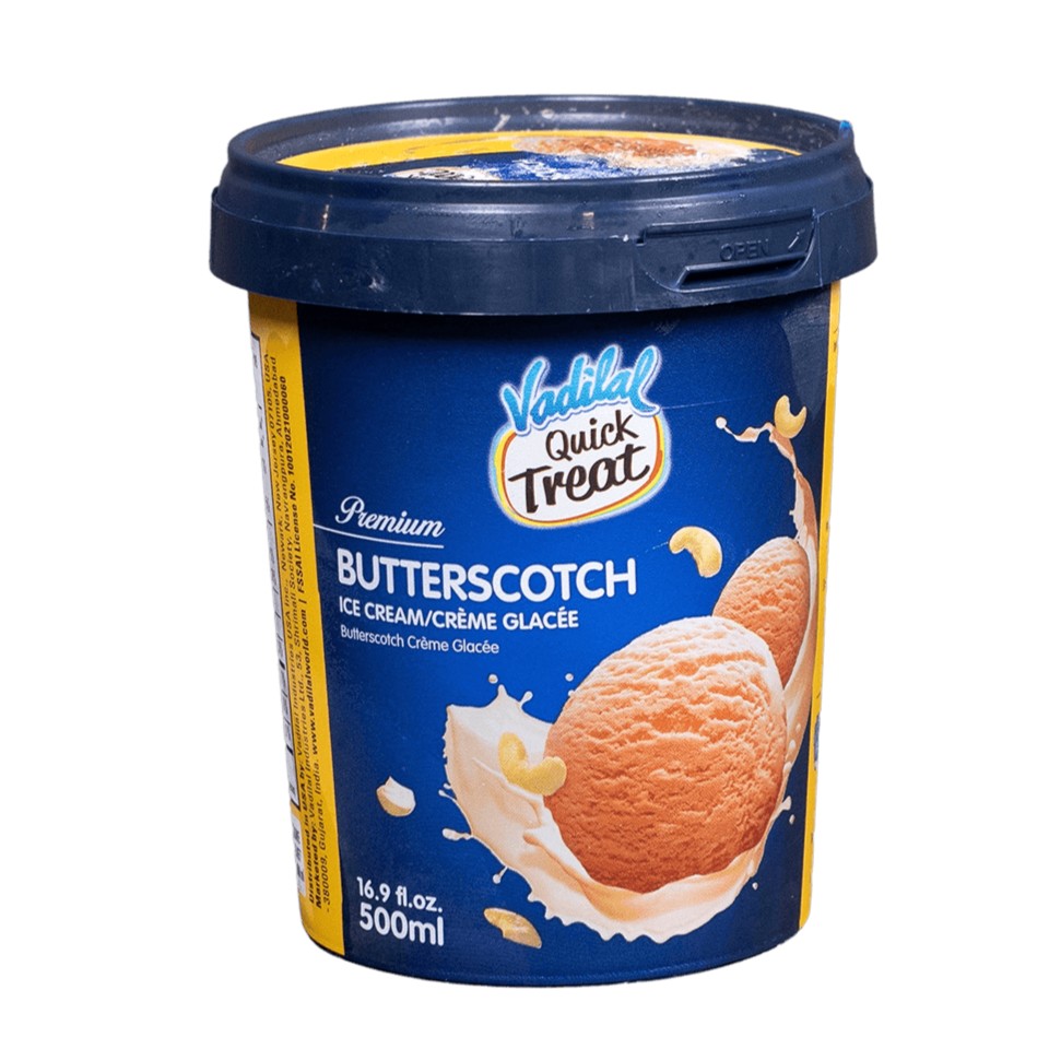 Vadilal Butterscotch Ice Cream 500 ML