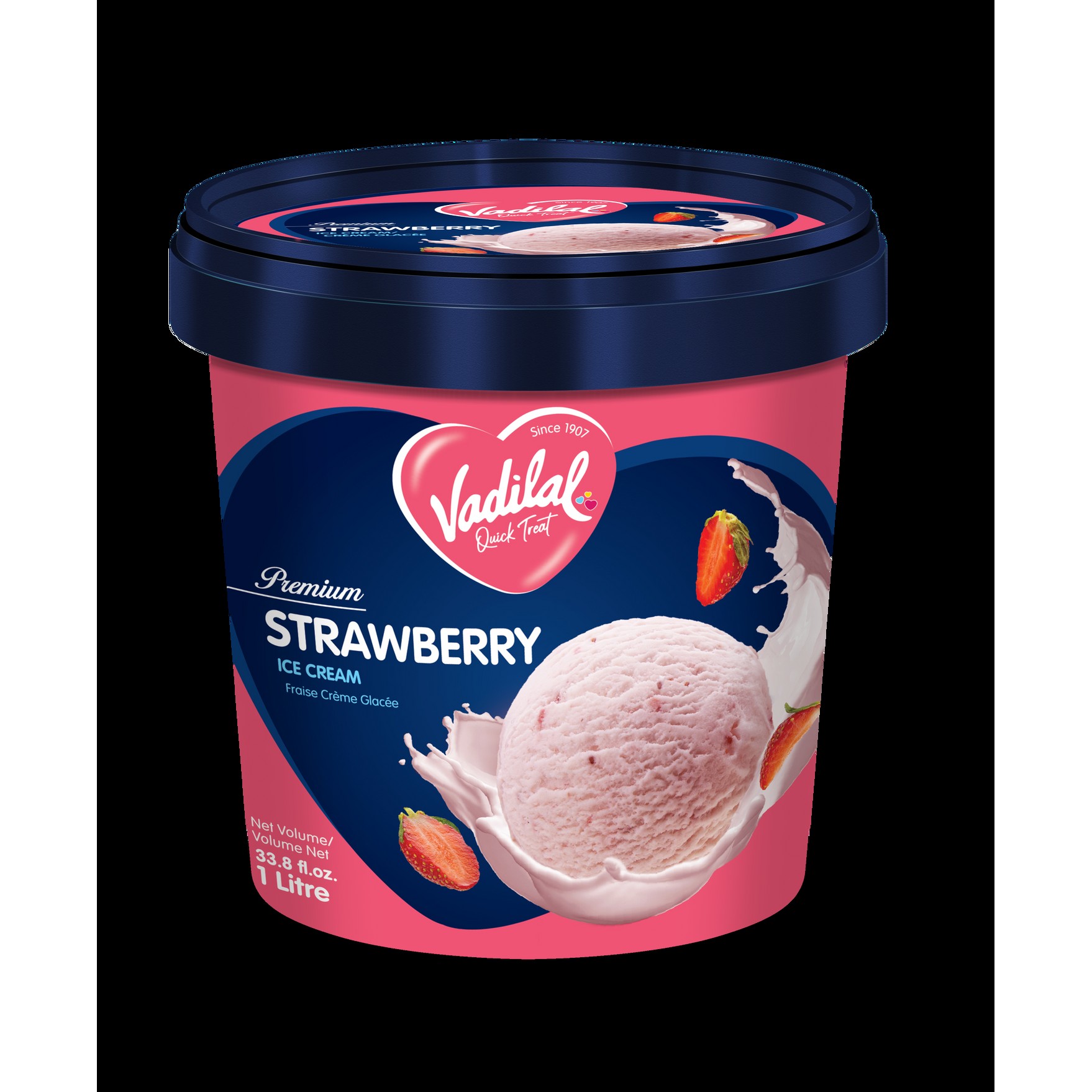 Vadilal Strawberry 1 LTR