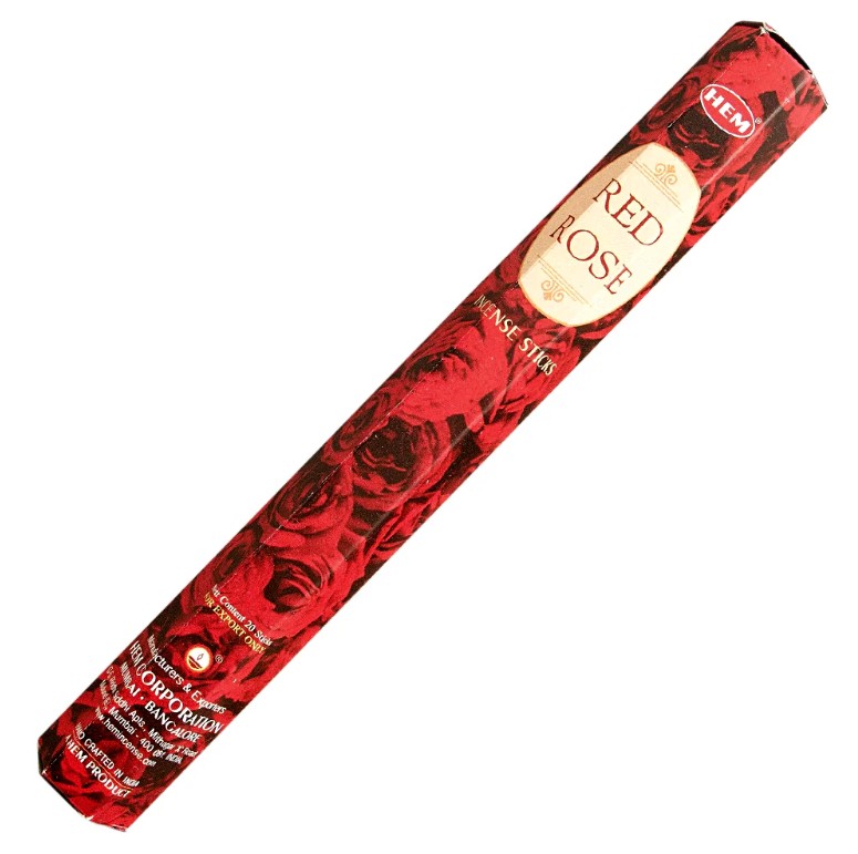 RED ROSE INCENSE STICKS HEM 6 PACK