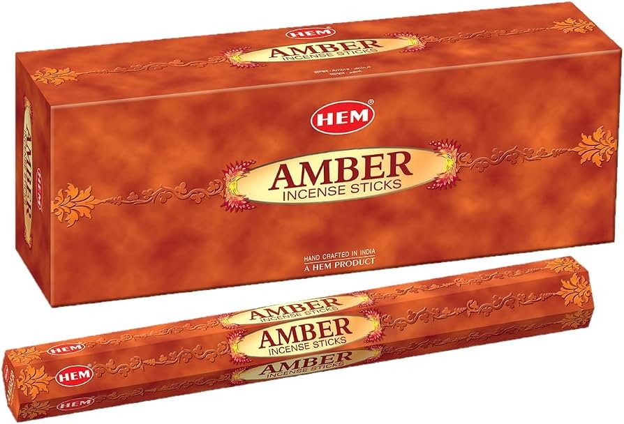 Hem Amber Incense Sticks 1 EACH