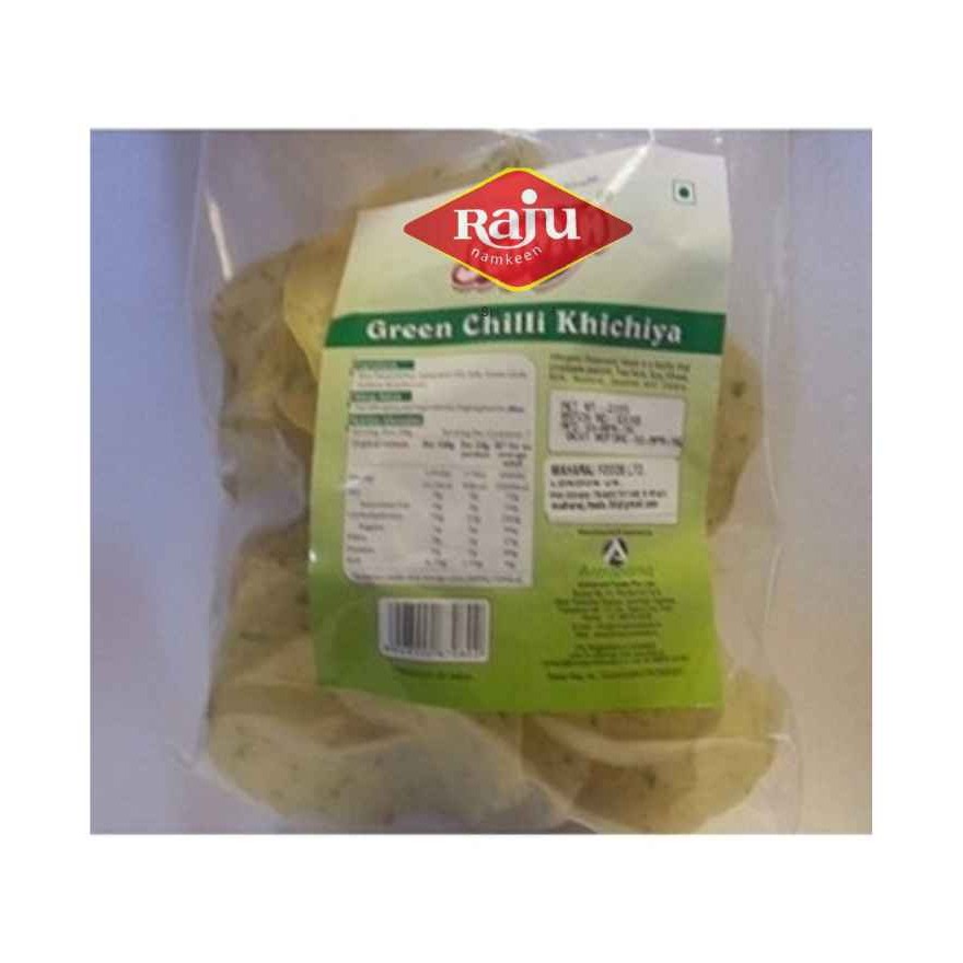 RAJU GREEN CHILLI RICE CRACKERS 500 GM