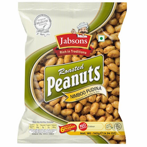 Jabson Peanuts Nimboo Pudina 140 GM