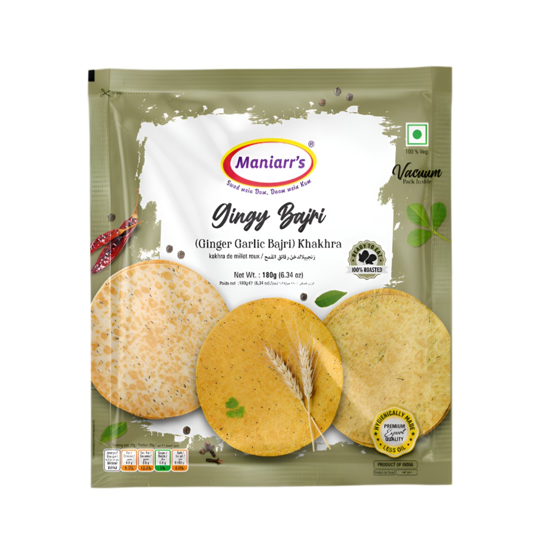 Maniarrs Gingy Bajri Khakhra 180 GM