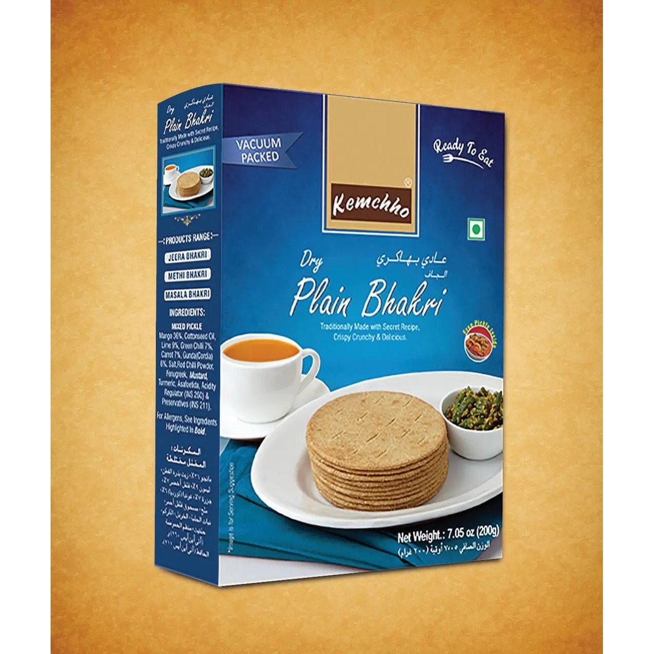 KEMCHHO PLAIN BHAKRI 200 GM
