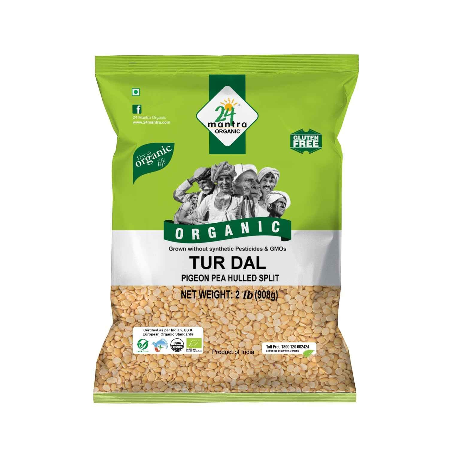 24 Mantra Toor Dal 2 LBS