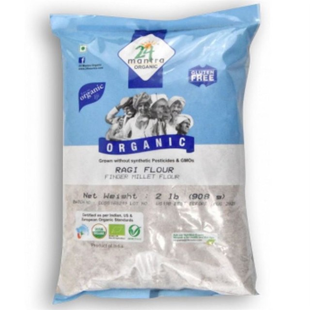 24 Mantra Ragi Flour 2 LBS