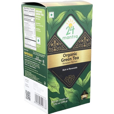 24 Mantra Organic Green Tea 3.52 OZ