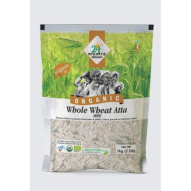 24 Mantra Whole Wheat Atta 2.2 LBS