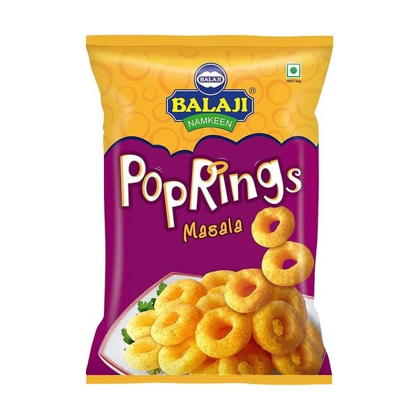 BALAJI MASALA POP RINGS 45 GM