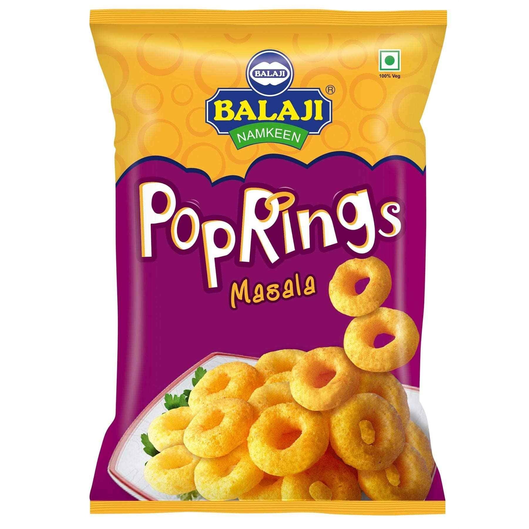 BALAJI WAFERS POP RINGS 65 GM