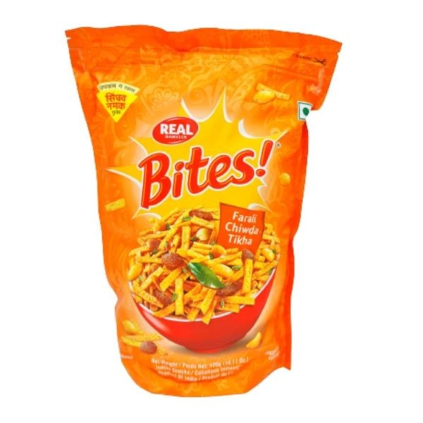 REAL FARALI CHIWDA TIKHA 400 GM