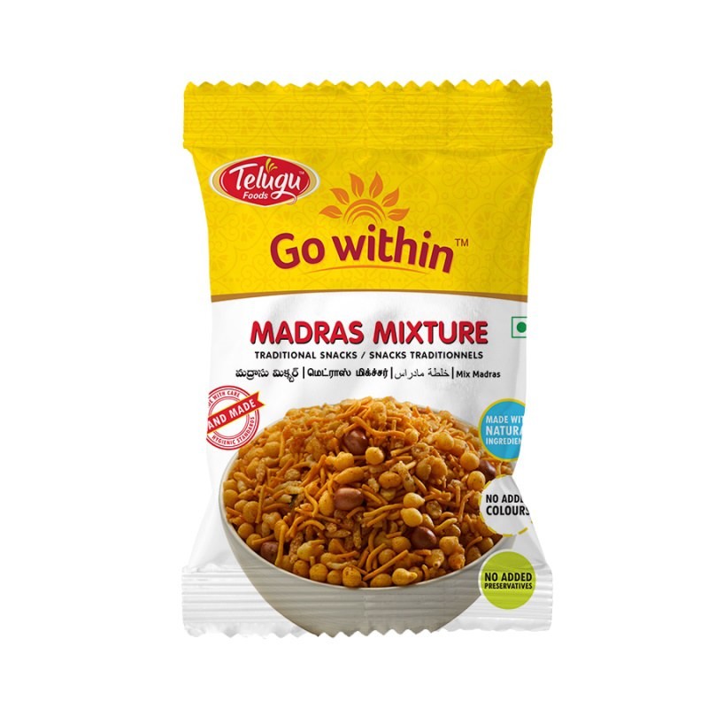 MADRAS MIXTURE TELUGU FOODS 110 GM