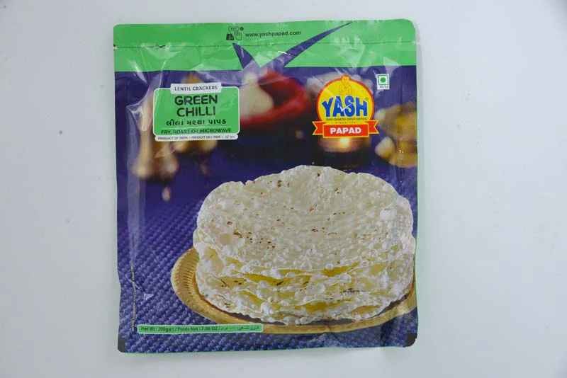 Yash Green Chili Papad 200 GM