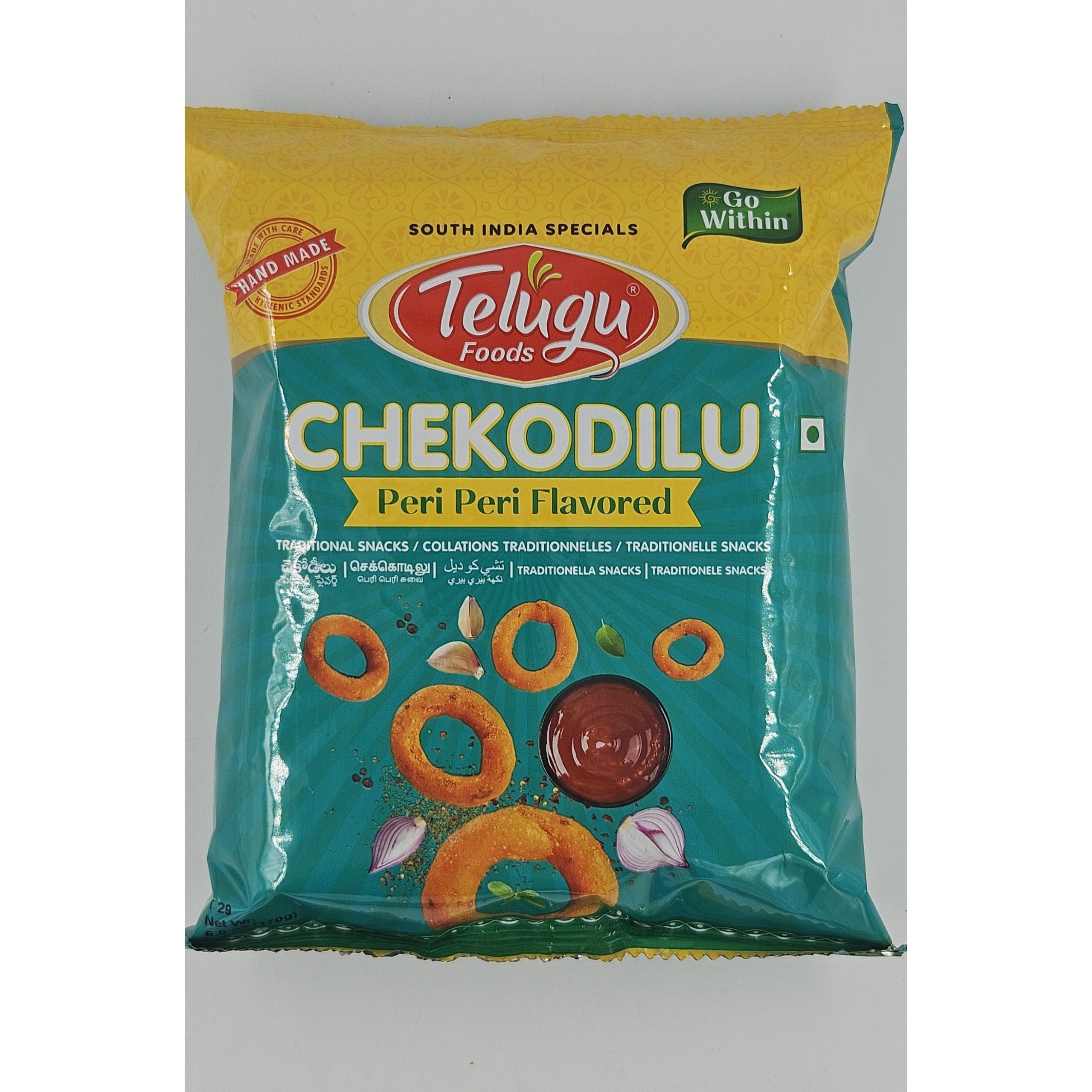Telugu Chekodilu Peri Peri Flavoured 170 GM