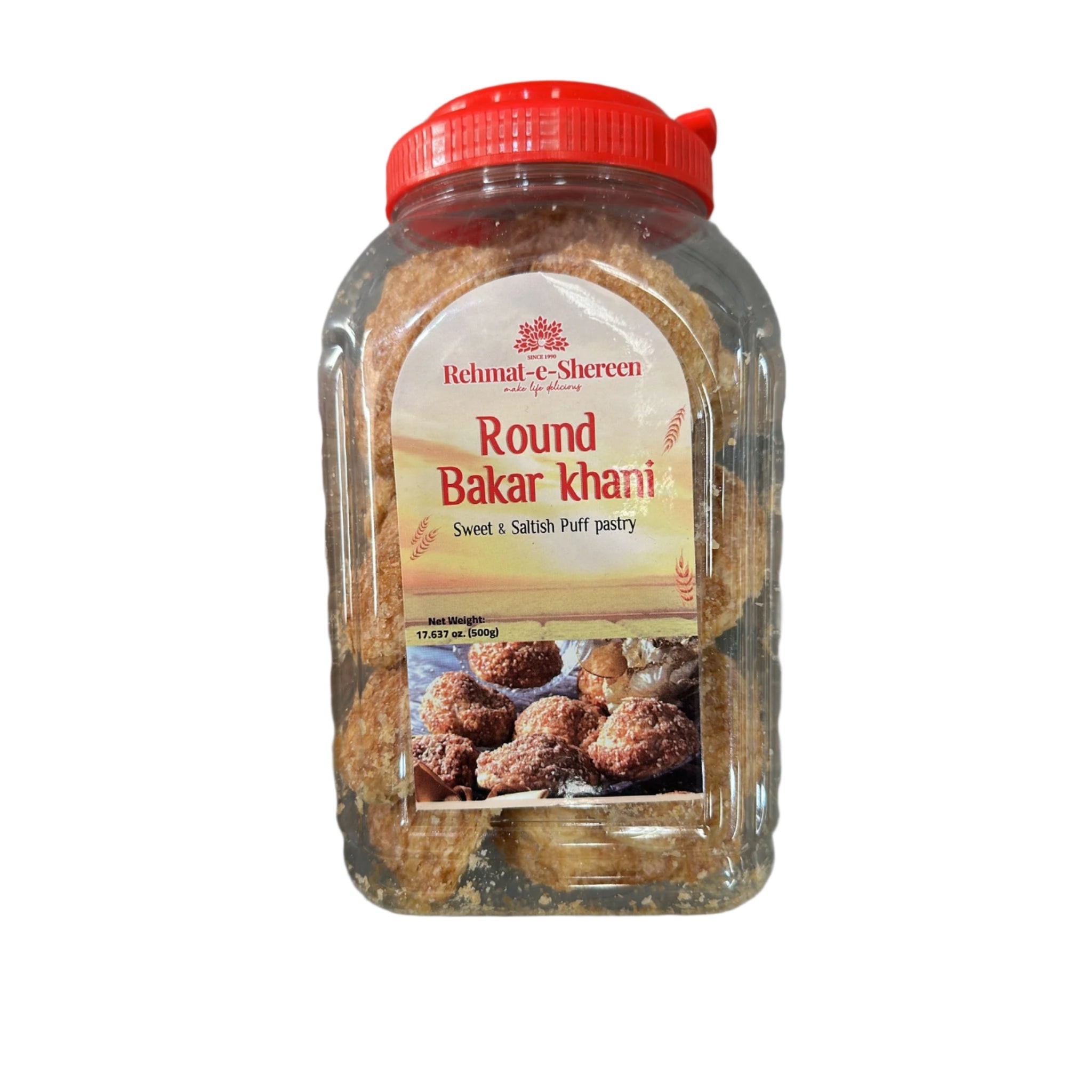 Rehamat E Shereen Round Bakar Khani 17.637 OZ