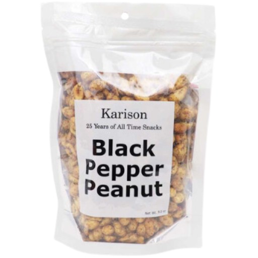 KARISON'S BLACK PEPPER PEANUT 9 OZ
