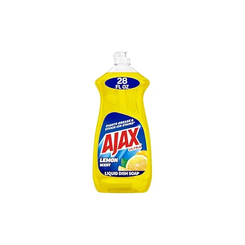 Ajax Lemon Ultra Super Degreaser Liquid Dish Soap