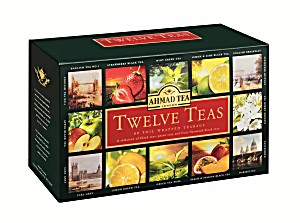 TWELVE TEAS AHMAD TEA