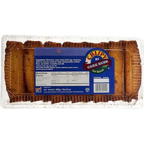 CRISPY CRYSPY FREE SUGAR CAKE RUSK