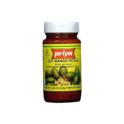 Priya Cut Mango Pickle With Garlic