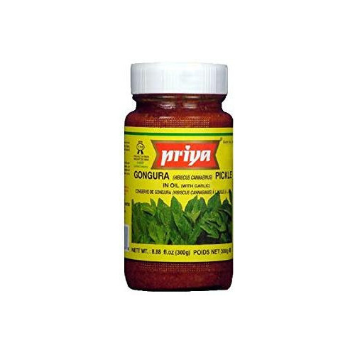 Priya Gongura With Garlic Pickle
