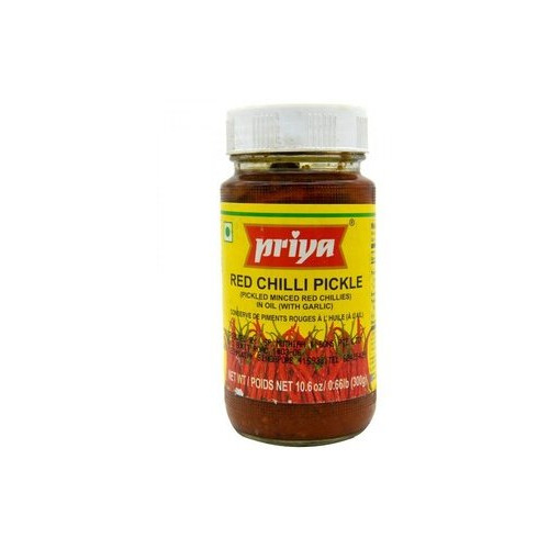 Priya Red Chilli Pickle With Garlic