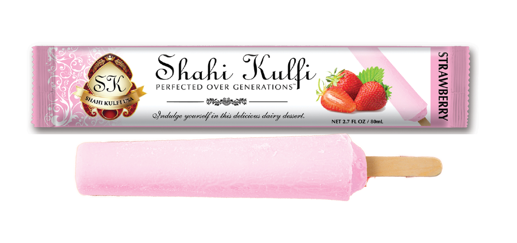 Shahi Kulfi, Strawberry Flavour