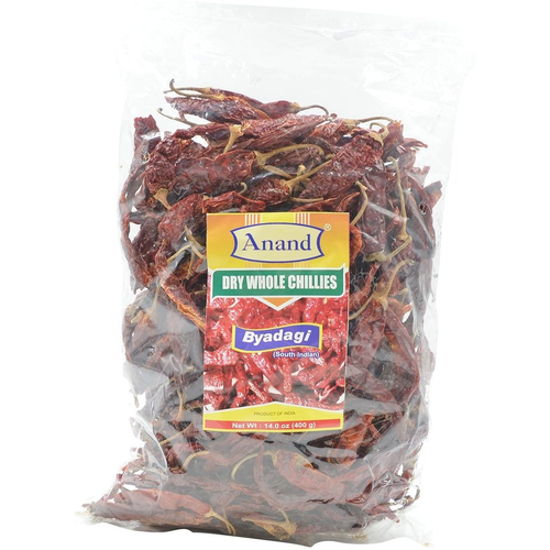 Anand Dry Whole Chillies Wrinkled
