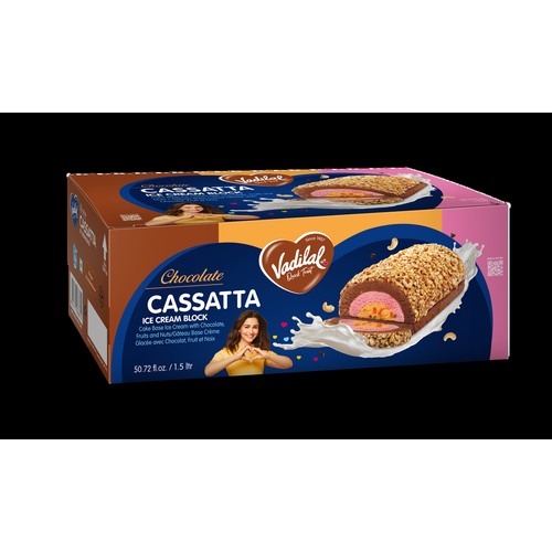 VADILAL CASSSATTA CHOCOLATE ICE CREAM BLOCK