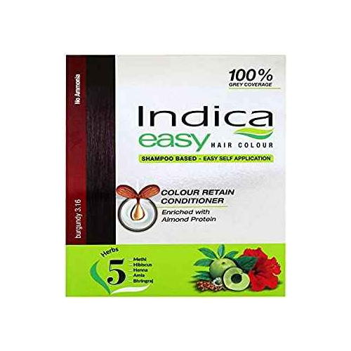 BURGUNDY 3 EASY HAIR COLOUR INDICA