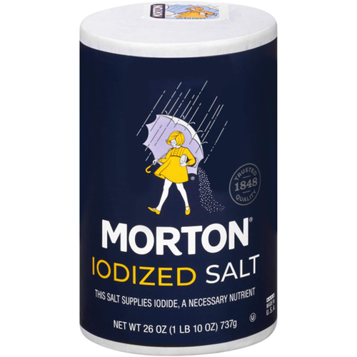 Morton Salt   Morton Iodized Salt
